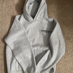 Essentials Light Gray Hoodie